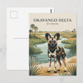 Carte Postale Delta de l'Okavango Botswana (Devant / Derrière)