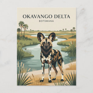 Carte Postale Delta de l'Okavango Botswana