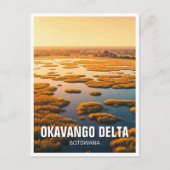 Carte Postale Delta de l'Okavango Botswana (Devant)