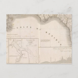 Carte Postale delta du canal du Mississippi