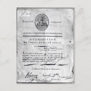 Carte Postale Demande de constitution du Comité du public