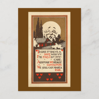 Carte Postale Demande de date de fruits