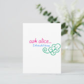 Carte Postale Demander à Alice (Debout devant)