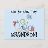 Carte Postale Demander à propos de mes tee-shirts et cadeaux pou (Devant)