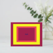 Carte Postale Demandez - ! CdC PoserGibney Zazzle (Debout devant)