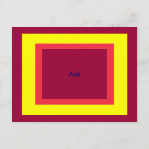 Carte Postale Demandez - ! CdC PoserGibney Zazzle