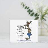 Carte Postale Demandez-Moi Mon Plan 401 Keg (Debout devant)