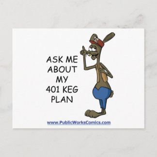 Carte Postale Demandez-Moi Mon Plan 401 Keg