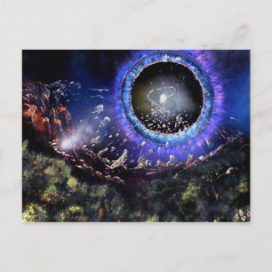 Carte Postale Démantèlement d'une planète