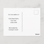 Carte Postale Déménagement Faire-part Arkansas Mockingbird Fleur (Dos)