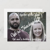 Carte Postale Déménager ensemble fête drôle se réunir (Devant / Derrière)