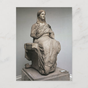 Carte Postale Demeter, statue de Knidos, Asia Minor, c.350BC