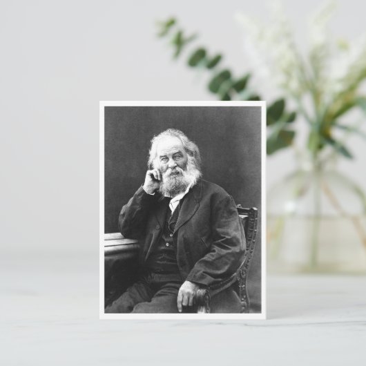 Carte Postale Demeurer un devis motivationnel "Cool et composé" (Debout devant)