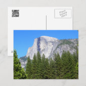 Carte Postale Demi-dôme de Yosemite (Devant / Derrière)