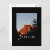 Carte Postale Demi-dôme de Yosemite (Devant / Derrière)