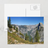 Carte Postale Demi-dôme de Yosemite (Devant / Derrière)