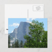Carte Postale Demi-dôme en été du parc national Yosemite (Devant / Derrière)