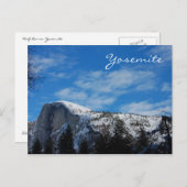 Carte Postale Demi-dôme en hiver (Devant / Derrière)