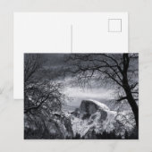 Carte Postale Demi-dôme en hiver | Yosemite Valley (Devant / Derrière)