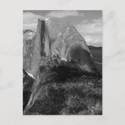 Carte Postale Demi-dôme noir et blanc (Devant)