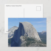 Carte Postale Demi-dôme, Yosemite, Californie (Devant / Derrière)