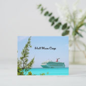 Carte Postale Demi-lune Caye Bahamas (Debout devant)