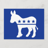 Carte postale Democrat Donkey (Devant)