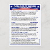 Carte Postale Démocrate (Devant)