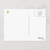 Carte postale démodée de Père Noël (Dos)