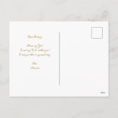 Carte postale demoiselle d'honneur orchidées marbr (Dos)