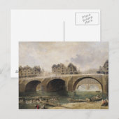 Carte Postale Démolition des maisons (Devant / Derrière)