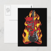 Carte Postale Démon de Rock (Devant / Derrière)