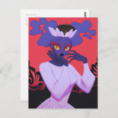 Carte Postale Demon Girl (Devant / Derrière)