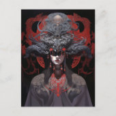 Carte Postale Demon Queen Imaginaire Art (Devant)