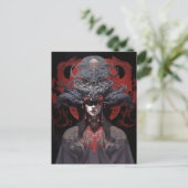 Carte Postale Demon Queen Imaginaire Art (Debout devant)
