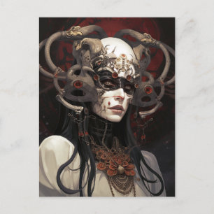 Carte Postale Demon Queen Imaginaire Art