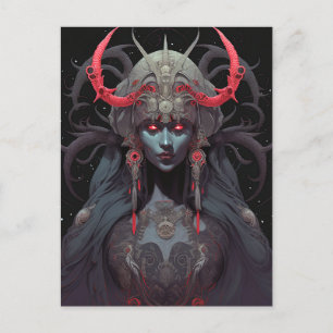 Carte Postale Demon Queen Imaginaire Art