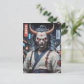 Carte Postale Demon Samurai (Debout devant)