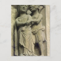 Démon tentant une femme, figure extérieure