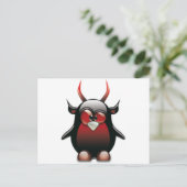 Carte Postale Demon Tux (Linux Tux) (Debout devant)