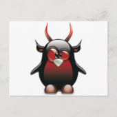 Carte Postale Demon Tux (Linux Tux) (Devant)