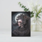Carte Postale Demon Woman Queen Dark Imaginaire Art (Debout devant)