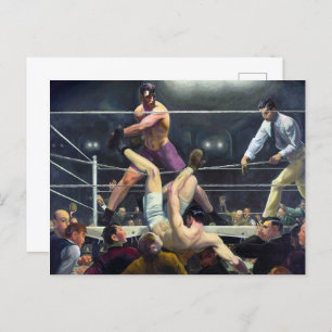 Carte Postale Dempsey et Firpo   George Bellows   Poster