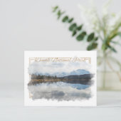 Carte postale Denali Alaskan Watercolor (Debout devant)