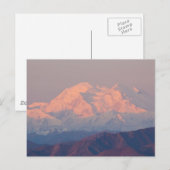 Carte Postale Denali au lever du soleil (Devant / Derrière)