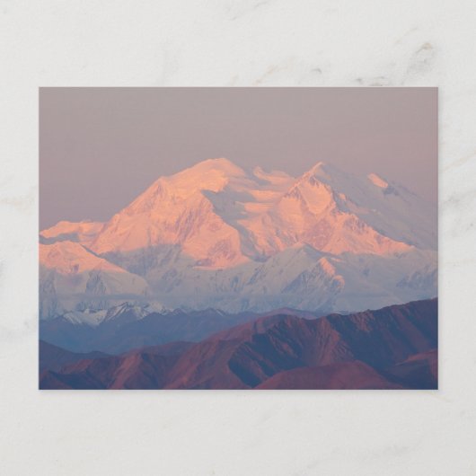 Carte Postale Denali au lever du soleil (Devant)