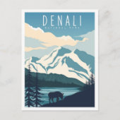 Carte Postale Denali National Park Alaska USA Travel (Devant)