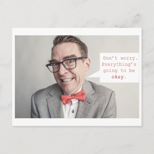 Carte postale d'encouragement (Devant)