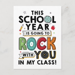 Carte postale d'encouragement pour la rentrée scol