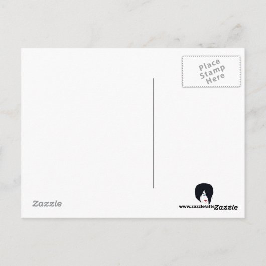 Carte postale Dendrobium en verre (Dos)